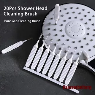Kamerg 20Pcs Shower Head Cleaning Brush Pore Anti-clogging Brush Phone Hole Clean