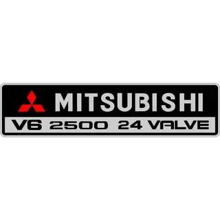 stiker cover mesin mitsubishi galant