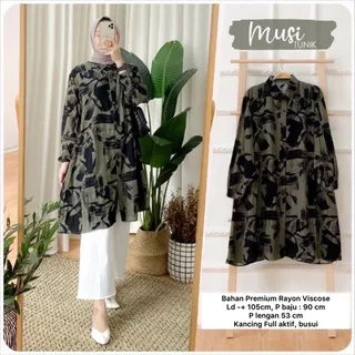 MUSI LONG TUNIK RAYON VISCOSE