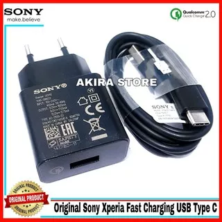 Charger Sony Xperia Xa1 Dual Xa1 Plus Xa1 Ultra Original 100% USB Type C