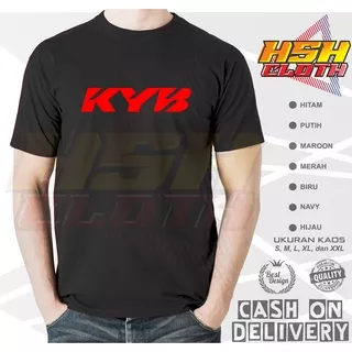 Kaos Baju KYB KAYABA SOCKBREAKER SHOCK Racing