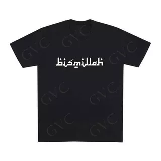 Kaos T-Shirt Bismilah tulisan Arab Murah