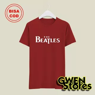 Kaos Band The Beatles T shirt Baju Distro Unisex Kaos Musik Legendaris Pakaian Pria Kaos Wanita