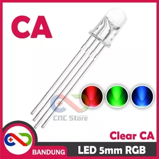 LED RGB RED GREEN BLUE 4P 4 PIN CLEAR 5MM COMMON ANODE