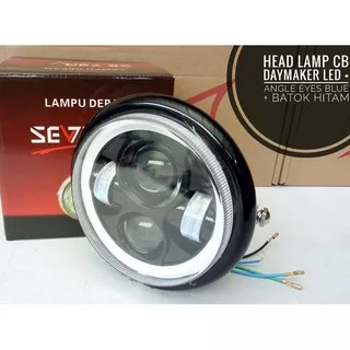 Lampu Depan CB Japstyle Daymaker Reflektor LED Headlamp Custom