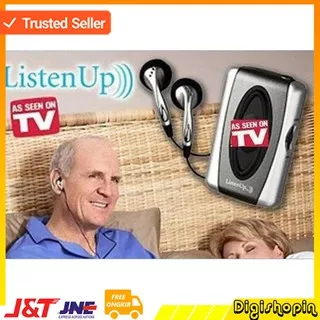 Listen Up Alat Bantu Dengar Pengeras Suara Hearing Aid Headset Speaker Telinga Lansia / Alat Pengeras Suara Earphone Listen Up TV Sound Amplifier Alat Bantu Dengar / Portable Sound Amplifier Hearing-Aid Listening Device the Aged Headset Tool