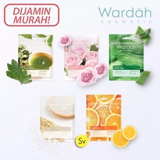 Wardah Nature Daily Sheet Mask - Masker Wajah Wardah