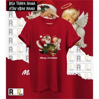 KAOS SANTA NATAL MERRY CHRISTMAS 2021 2022 MURAH LITTLE ANGEL