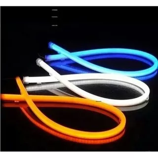 LAMPU LED ALIS NEON 60 CM DRL FLEXIBLE/FLEKSIBEL VARIASI MOTOR MOBIL