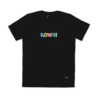Rowndvsn T-Shirt Black - Star Black Kaos Rown Division - YS003