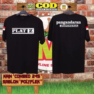 KAOS PLAT Z PANGANDARAN COMBED 24S//BISA COD//KAOS CLUB//KAOS KOMUNITAS//KAOS DISTRO