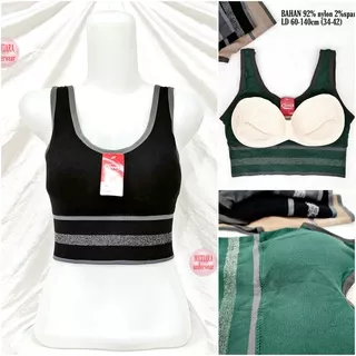 Sport Bra Sorex 2977 Fit M-XXL/34-42 Bra Sport Sorex Bahan Nylon Mix Spandex Premium Sport Bra 2977