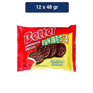 Better Fun Bites Biskuit Vanila 12 x 48 gr