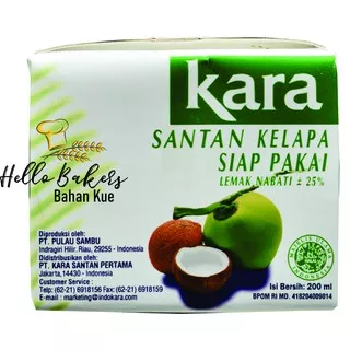 SANTAN KARA 200ML / SANTAN INSTAN KARA / KARA 200ML / KARA / SANTAN KARA