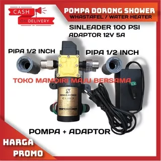 POMPA DORONG WASTAFEL / WATER HEATER / SHOWER / POMPA DC 12V SINLEADER