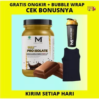 PRO ISOLATE 900G 25 SERVINGS MUSCLE FIRST GOLD SERIES WHEY PROTEIN 2LBS SUPLEMEN FITNESS BPOM HALAL (BUKAN ISOLENE / EVOLENE) PROISOLATE MUSCLEFIRST M1 SERVING GYM