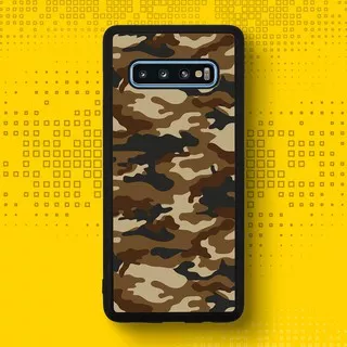 Case Casing Samsung Galaxy S7 S8 S9 S10 S20 Plus Edge Ultra Camo Army YD0392