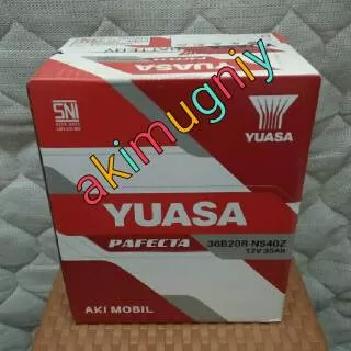 aki yuasa pafecta ns40z 12v 35ah 36b20r aki mobil basah avanza xenia terios rush