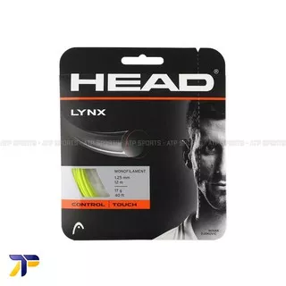 Senar Tenis Tennis HEAD Lynx 17 G 1.25 125  Yellow