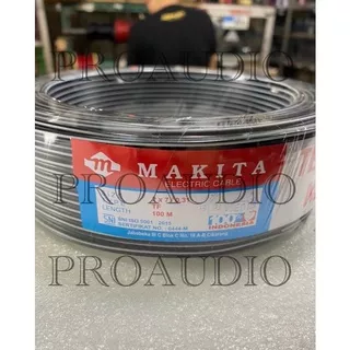 kabel twin flat (TF) makita 2x7 (0,31) kabel walet kabel hitam putih