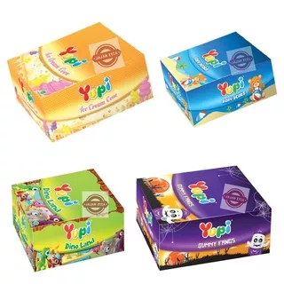 Permen Yupi Jelly Box 168gr  isi 24pcs/ Yupi Dino Yupi Ice Cream Yupi Bear Yupi Fangs Yupi Halloween