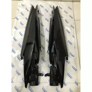 Cover Body Jupiter MX New Hitam polos glossy sepasang