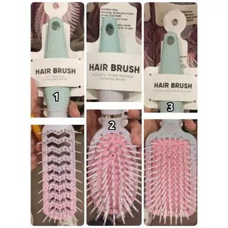 MINISO Sisir Rambut Plus Cermin Colorful seri Wanita Hair Brush Comb Anti-static Comb