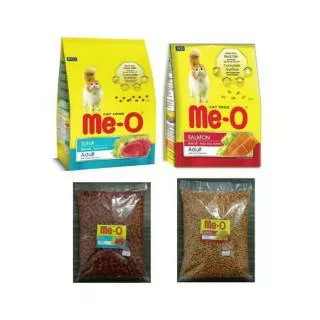 Makanan Kucing kering Me-O 1 kg Repack Tuna / Salmon Adult Dry 1kg Meo