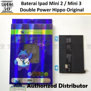 Baterai Hippo Double Power Original Apple Ipad Mini 2 3 8500 mAh Batre Batrai Battery Ori