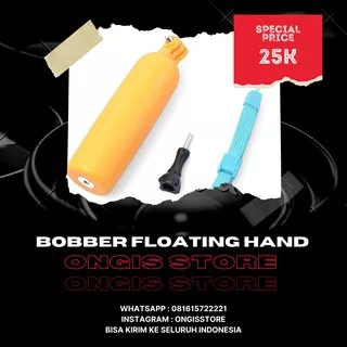 bobber floating hand grip action cam