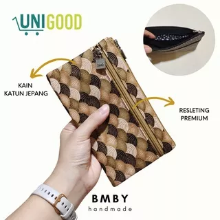 UNIGOOD X BMBY - Long Slim Resleting Fabric Dompet Kain Handmade Wallet Japanese Cotton