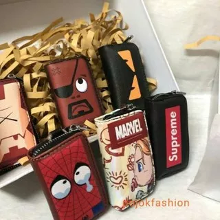 Bayar di tempat ? Dompet STNK Gantungan Kunci Mobil Motor Motif Character Lucu dan Unik PJD77