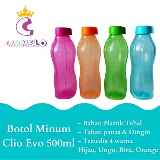 GROSIR Botol Minum 500ml Minim 6PCS / Botol Air Clio Evo 500ml / Botol Minum / Souvenir / Sehat