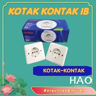 KOTAK-KONTAK IB MEREK CAHAYA/SAKELAR CREAM SC-104