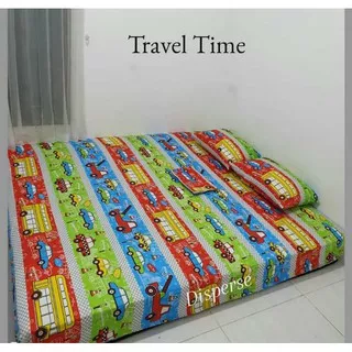 Sprei Homemade Karakter Travel Time size 160 ataya sprei