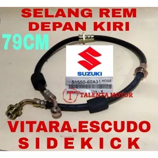 SELANG REM RODA DEPAN KIRI VITARA LAMA ESCUDO LAMA SIDEKICK BRAKE HOSE SLANG FLEKSIBEL FLEXIBLE