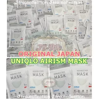 (ORIGINAL JAPAN) Masker uniqlo - Uniqlo mask airism - uniqlo airism mask - penutup hidung dan mulut