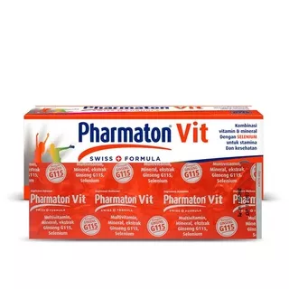 Pharmaton Vit/Pharmaton formula 1 Strip / Vitamin / Suplemen / Daya Tahan Tubuh/