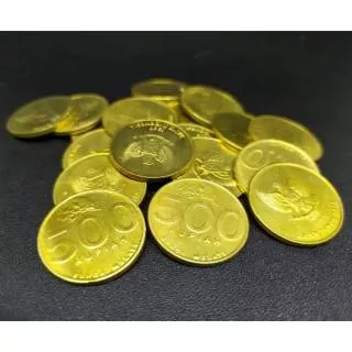 Uang koin kuno 500 rupiah melati
