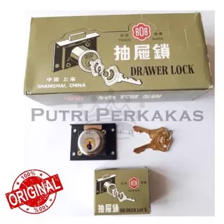 GROSIR Kunci Laci /Lemari/Drawer Lock Shanghai 808 Besar