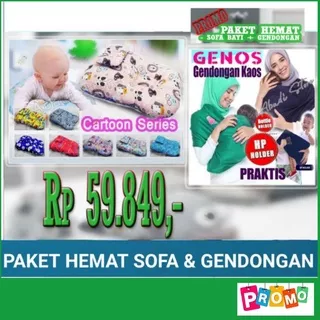 [ PAKET HEMAT ] Sofa Bayi / kasur bayi multifungsi nyaman untuk bayi + GENDONGAN KAOS | PROMO SOFA BAYI ELEGANT | SOFA BED MULTYFUNGSI | Baby Sofa | Kasur Bayi | Sofa Bayi | Kasur bayi mobil travelling | kasur bayi New Born