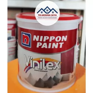 Cat Tembok Nippon Paint VINILEX 5 KG Cap Kembang INTERIOR & EXTERIOR | Ready Cat TINTING / OPLOS VINILEX dengan MESIN Warna Request