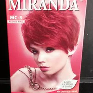 Cat pewarna rambut permanent Miranda hair color merah / red as fire ( MC-3 ) BPOM