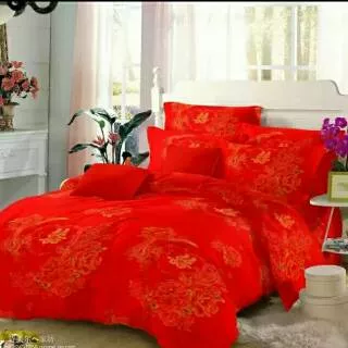 Bedcover Wedding Dragon Phoenix Xi