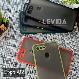 OPPO A12 DOVE MATTE TRANSPARAN SLIM FUZE MACARON CASING OPPO A12/ 17