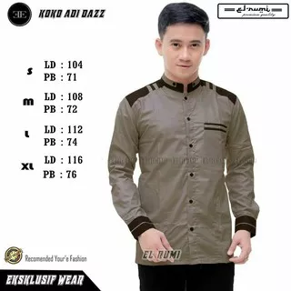 Baju koko warna coklat adidazz gus azmi az zahir subanul muslimin