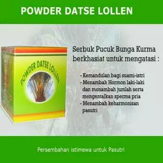 Powder Daste Lollen/Bubuk Kurma/Serbuk Pucuk Bunga Kurma/Serbuk Kurma