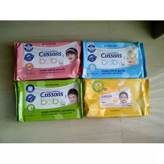 Cussons Baby Wipes Mild & Gentle 50 Sheetss -Tissue Basah Kesehatan