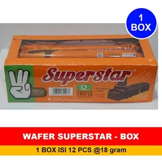 Roma Wafer Superstar Coklat Box 12x18gr
