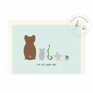 Greeting Card / Friendship / Got Your Back